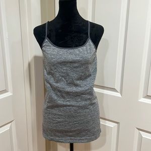 Woman’s, L/XL, grey tank top. By Apt. 9. Adjustable straps. Like new!